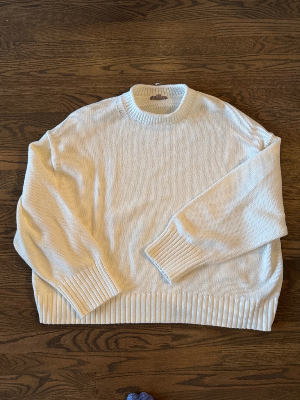 J. Crew Ivory Knit Rollneck Sweater